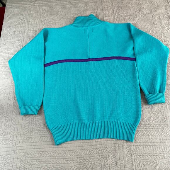 Vintage 80s Tyrolia by Head Ski Sweater 30% Wool 70% Acrylic Hong Kong Mens M - Picture 8 of 10